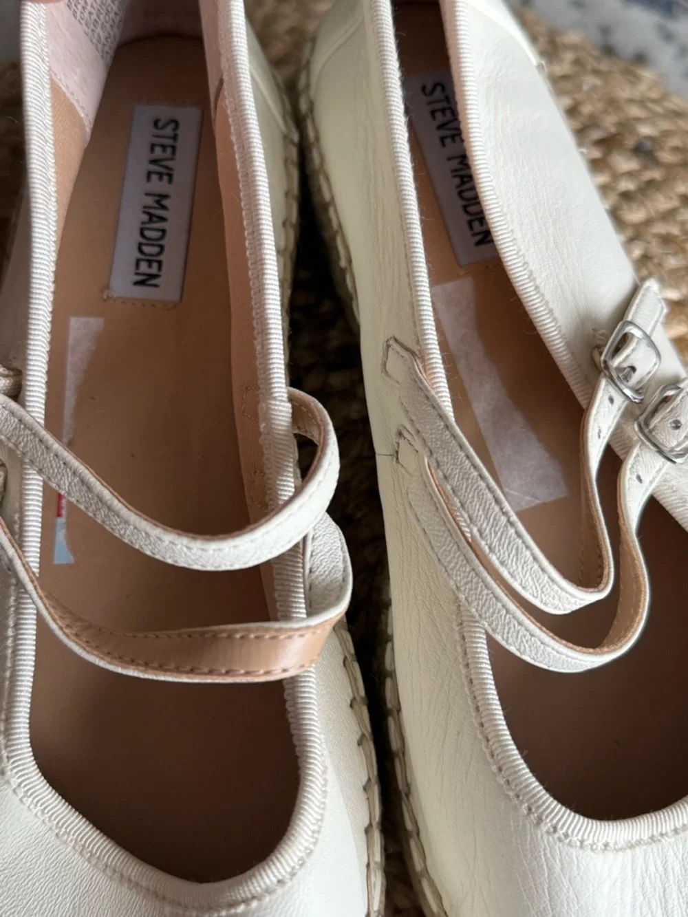 Genuine leather Mary Jane Ballet Flats with Double Buckle Straps lightweight - Picture 6 of 11